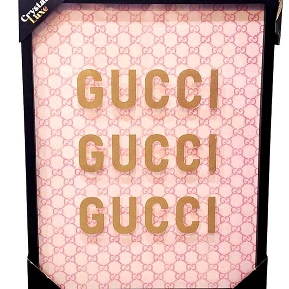 Crystal Luxe Gucci, Gucci, Gucci Framed Wall Decor - Picture 1 of 6